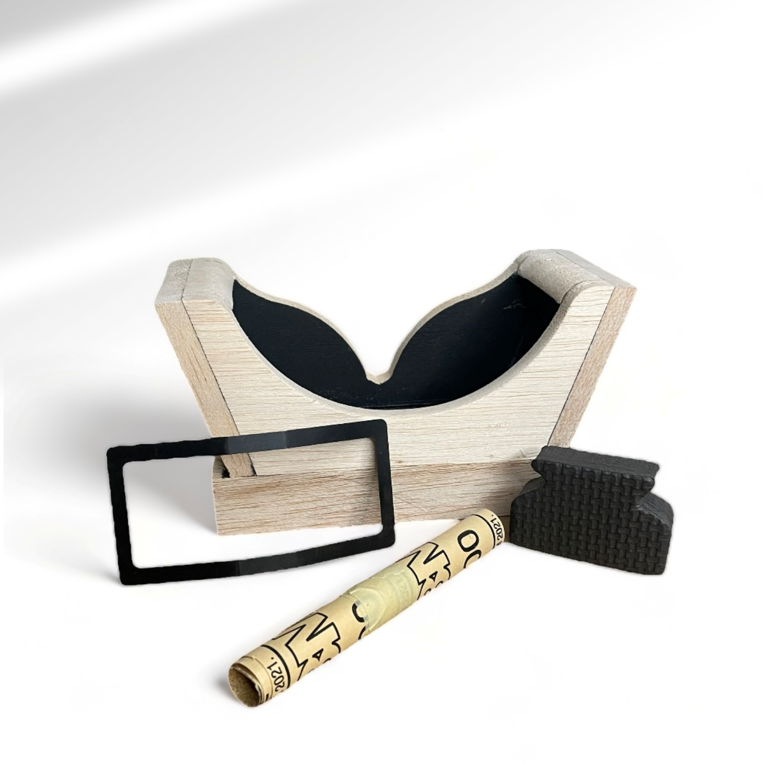 Uno Pancake Balsa Wood Box With Pancake Hood Strap