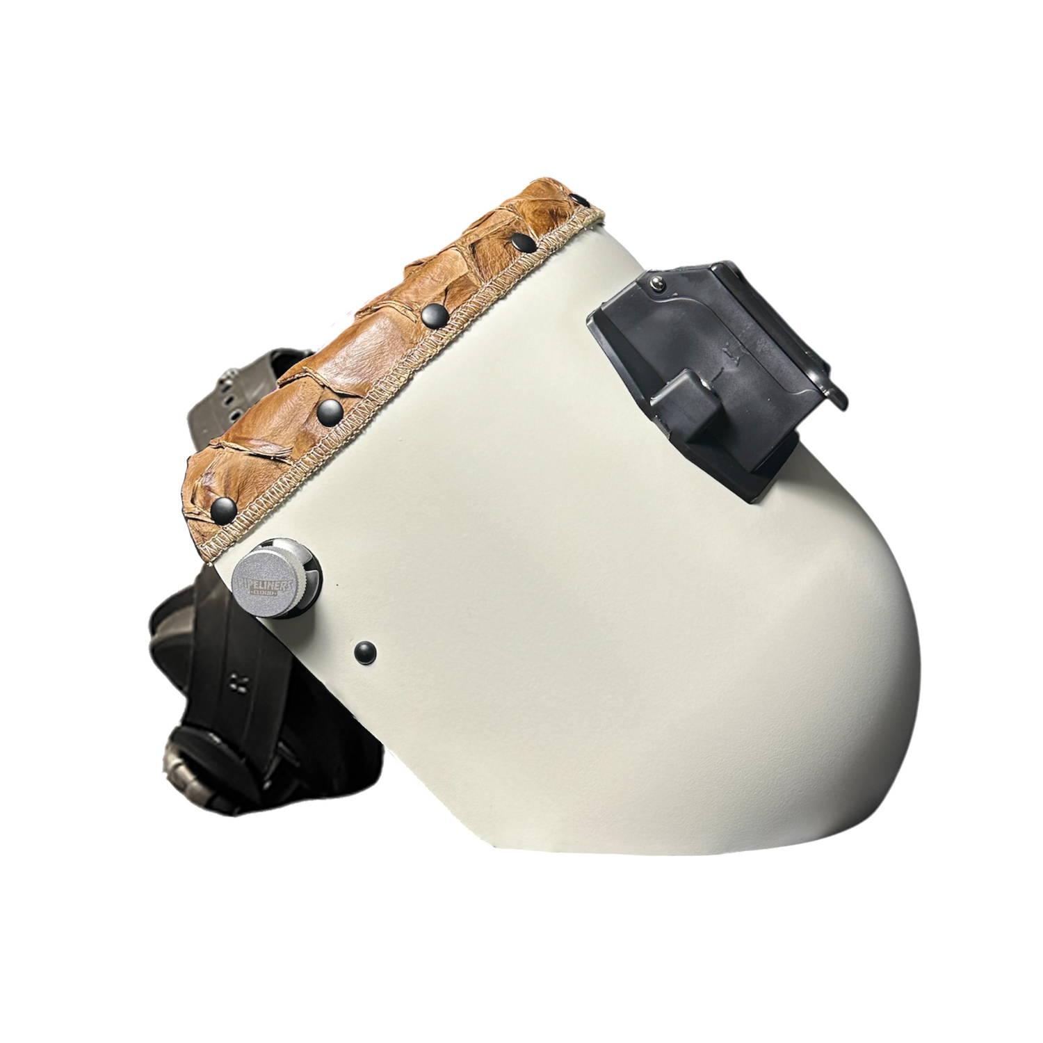 Exotic Leather Welding Hoods