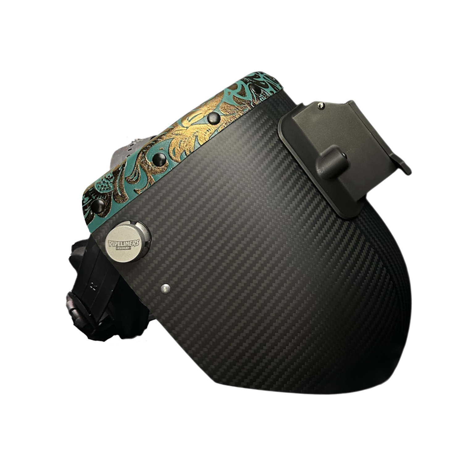 Chopped Top Carbon Fiber Welding Hood