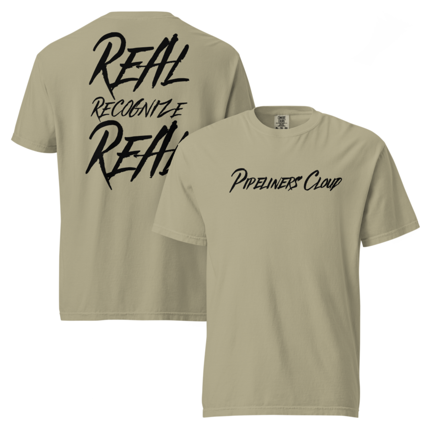 REAL RECOGNIZE REAL Khaki T-Shirt