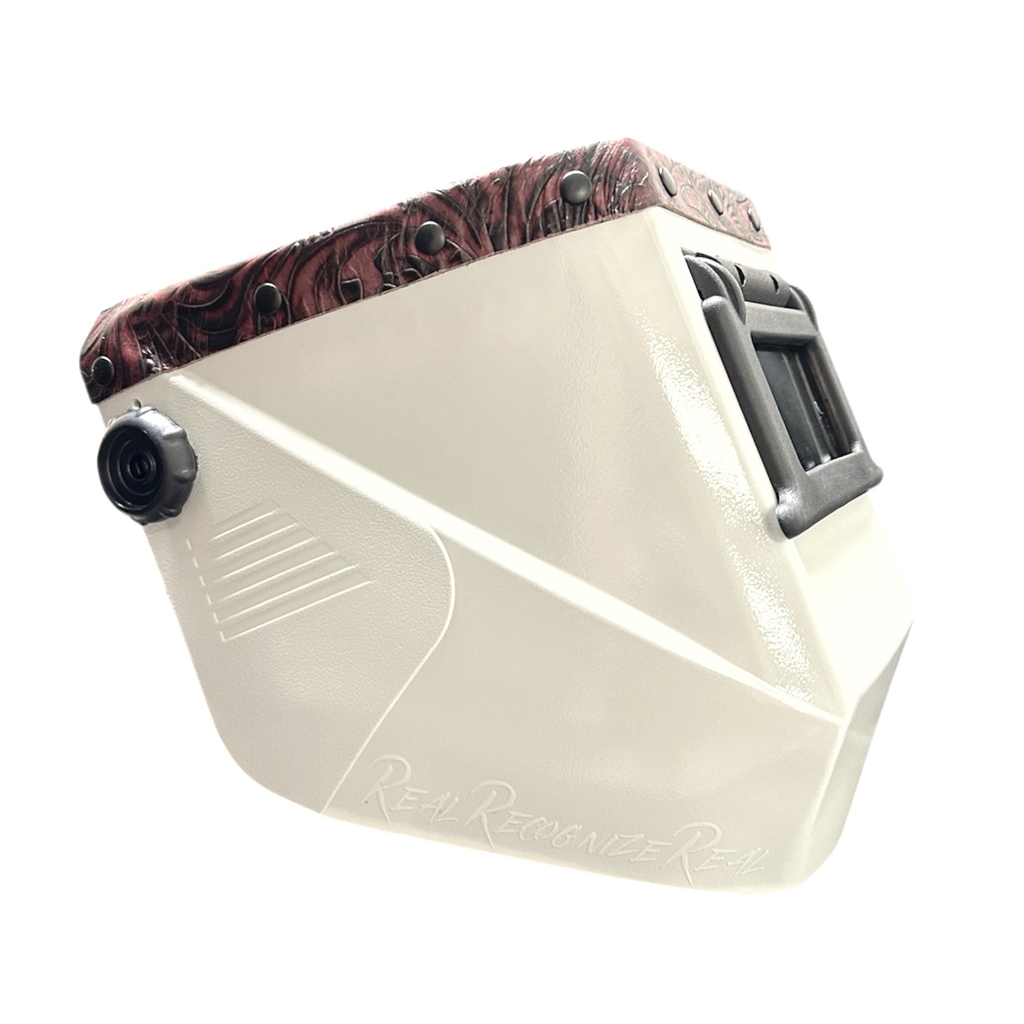 Swanga Banga  Square Futura Welding Hoods-Desert Rose