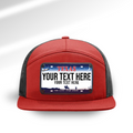 Texas Blue License Plate Hats