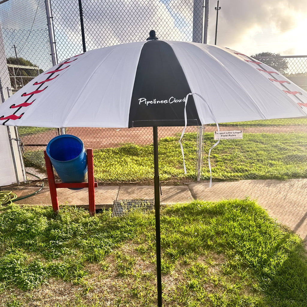 Baseball 8’ Pipeliners Cloud Umbrella