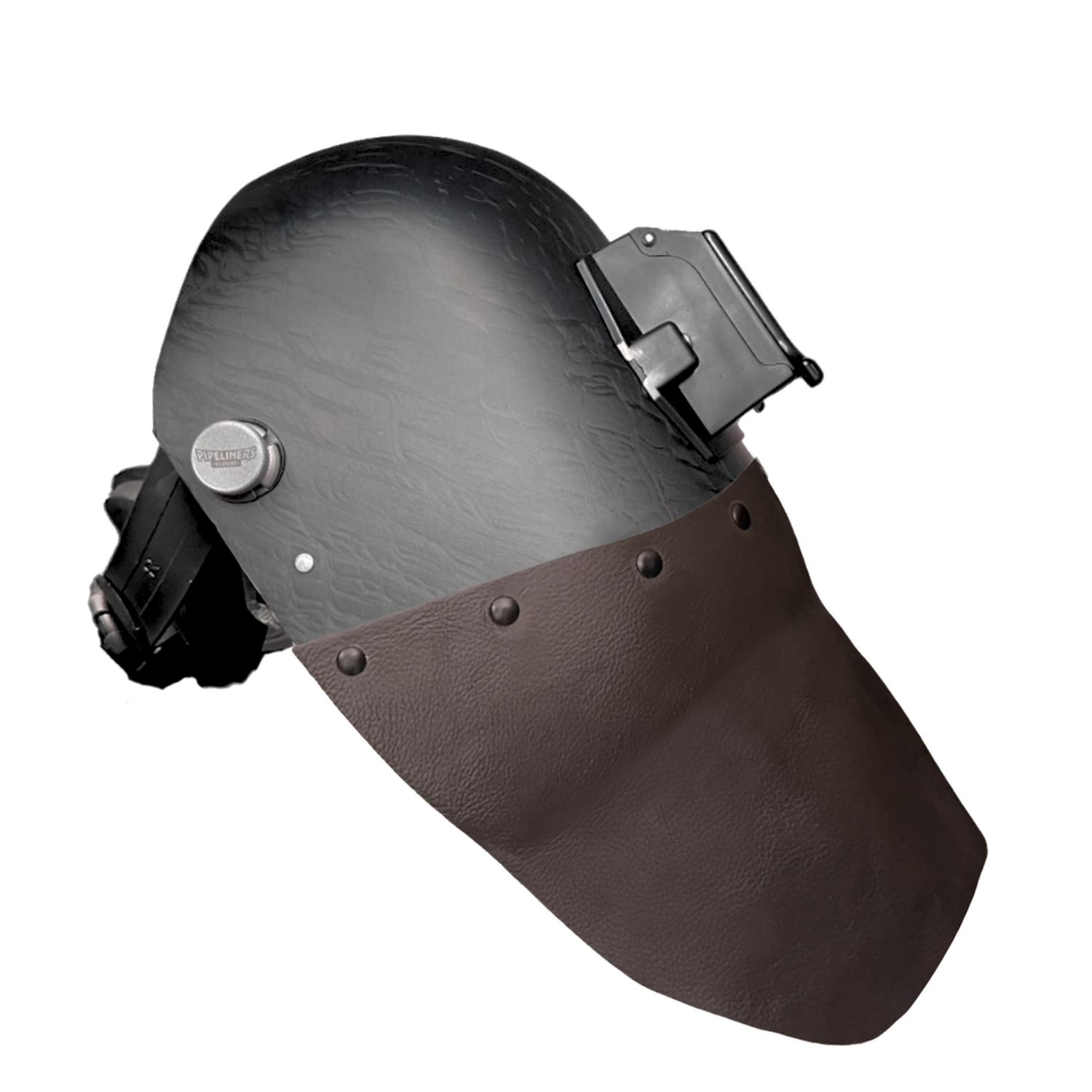 Corn Silk Carbon Fiber Chopped Bottom Leather Welding Hood