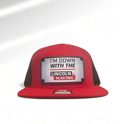 I'm Down With the Lincoln | Red - Baseball Cap