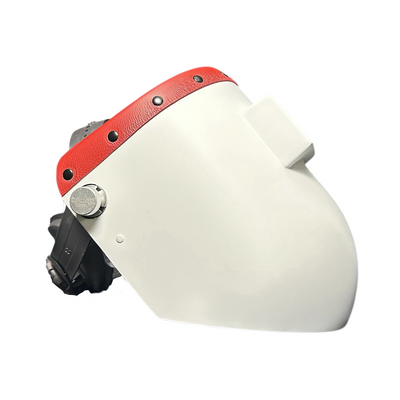 White Chopped Top Carbon Fiber Welding Hood