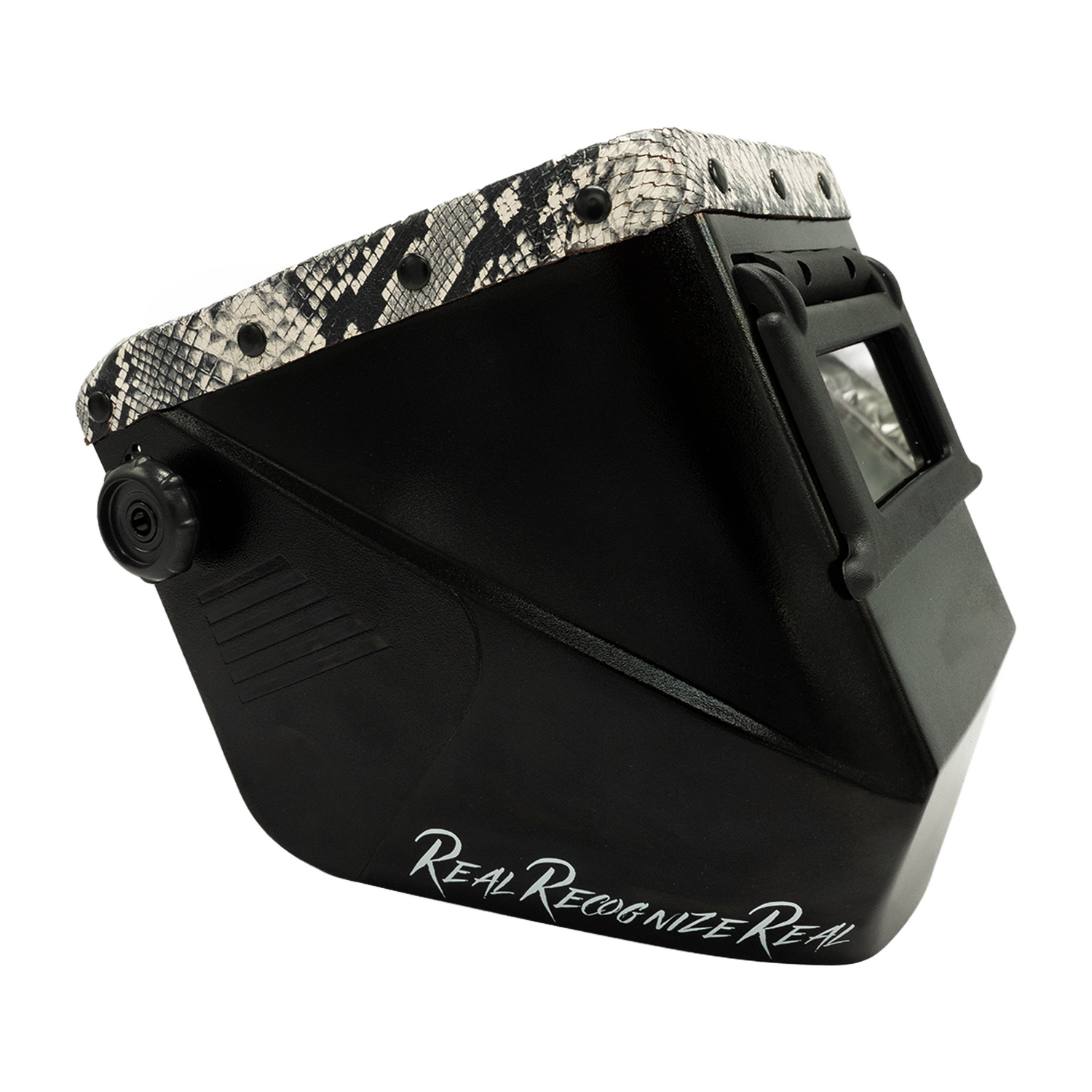 Snake Leather "JOLLY" Square Welding Hood