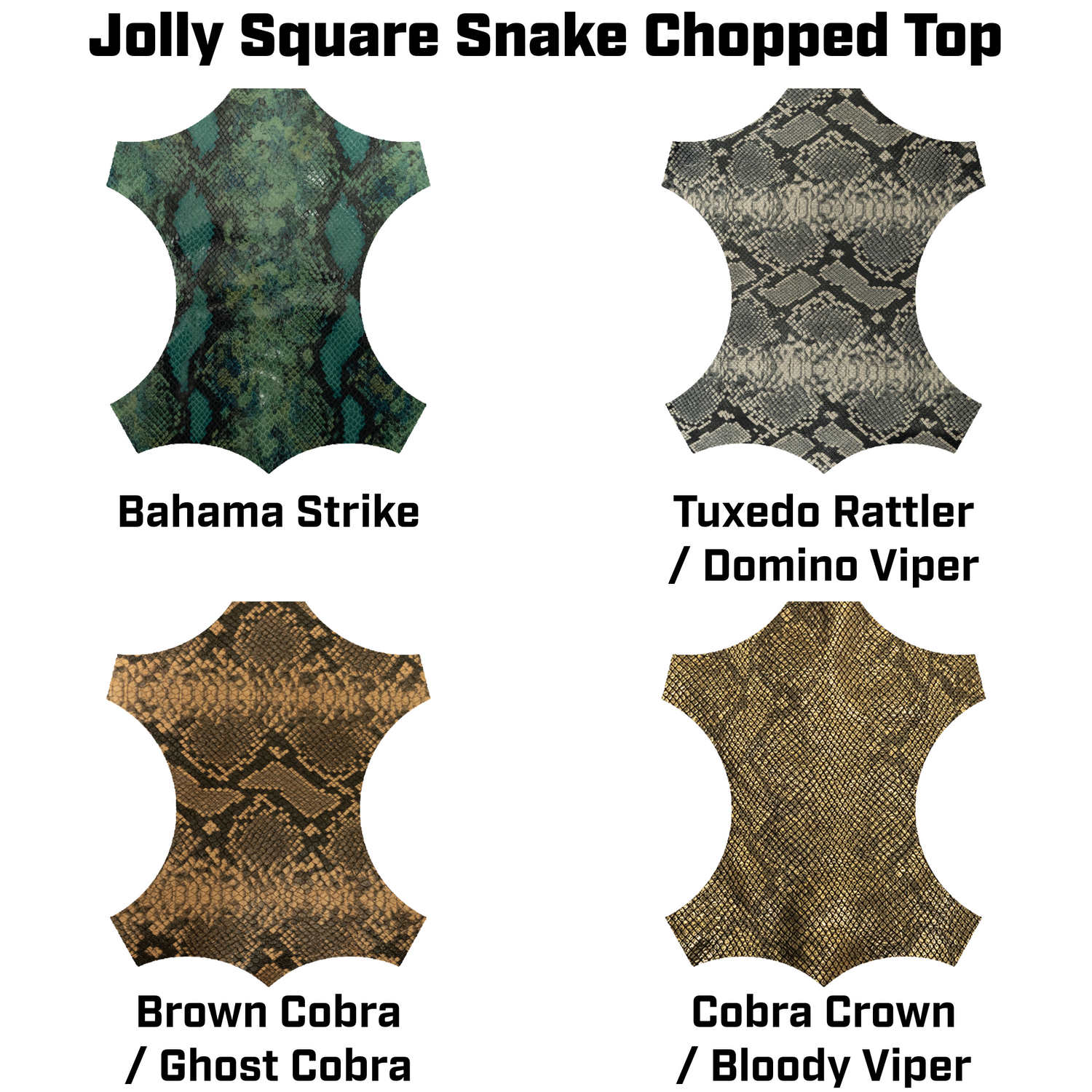 Snake Leather "JOLLY" Square Welding Hood