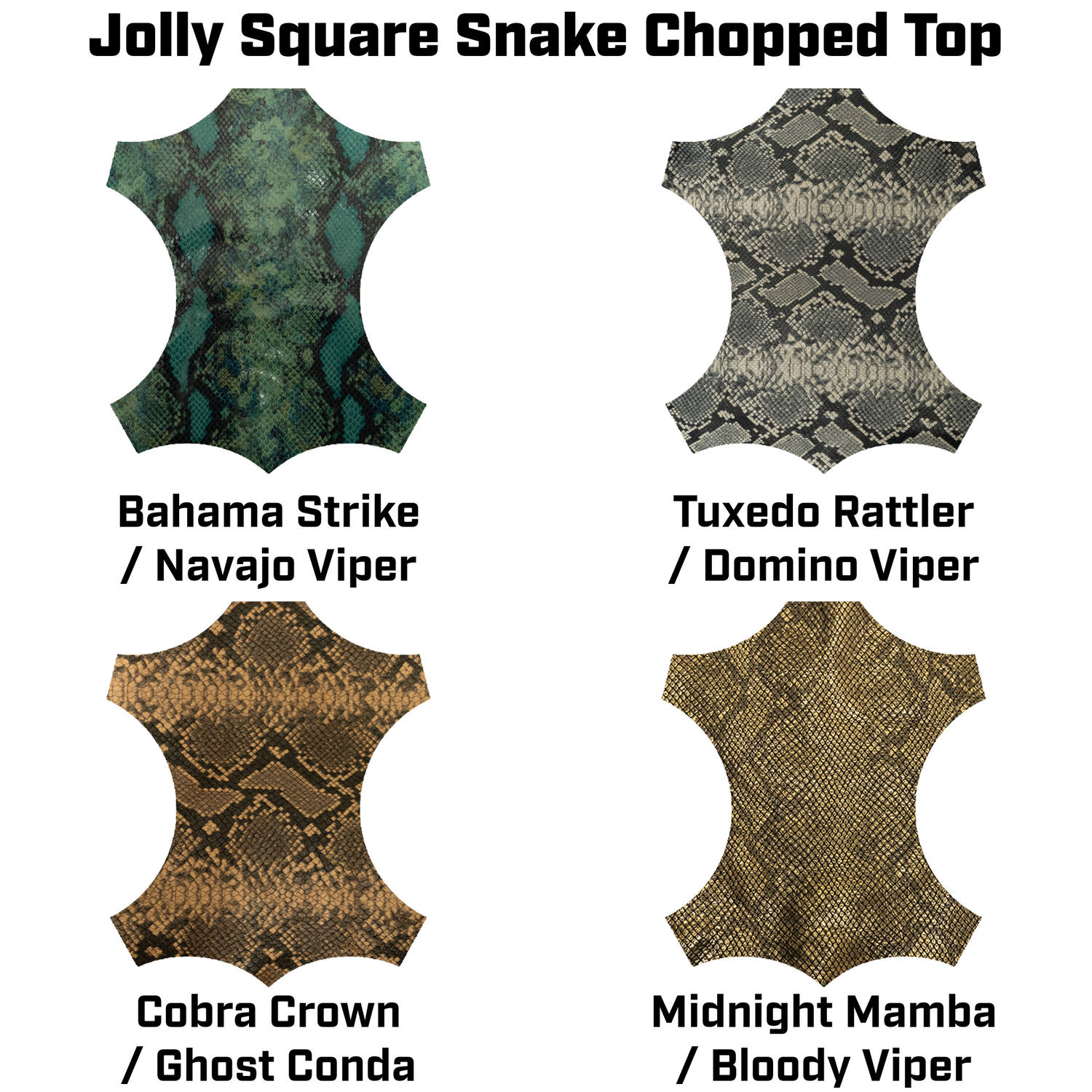 Snake Leather "JOLLY" Square Welding Hood