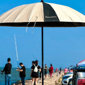 Khaki 8' Pipeliners Cloud Umbrella 