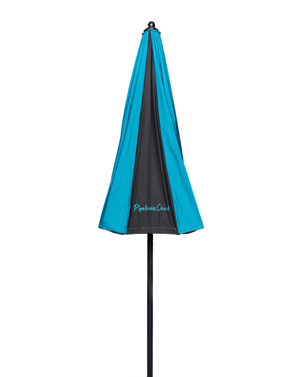 8' Teal Pipeliners Cloud Umbrella