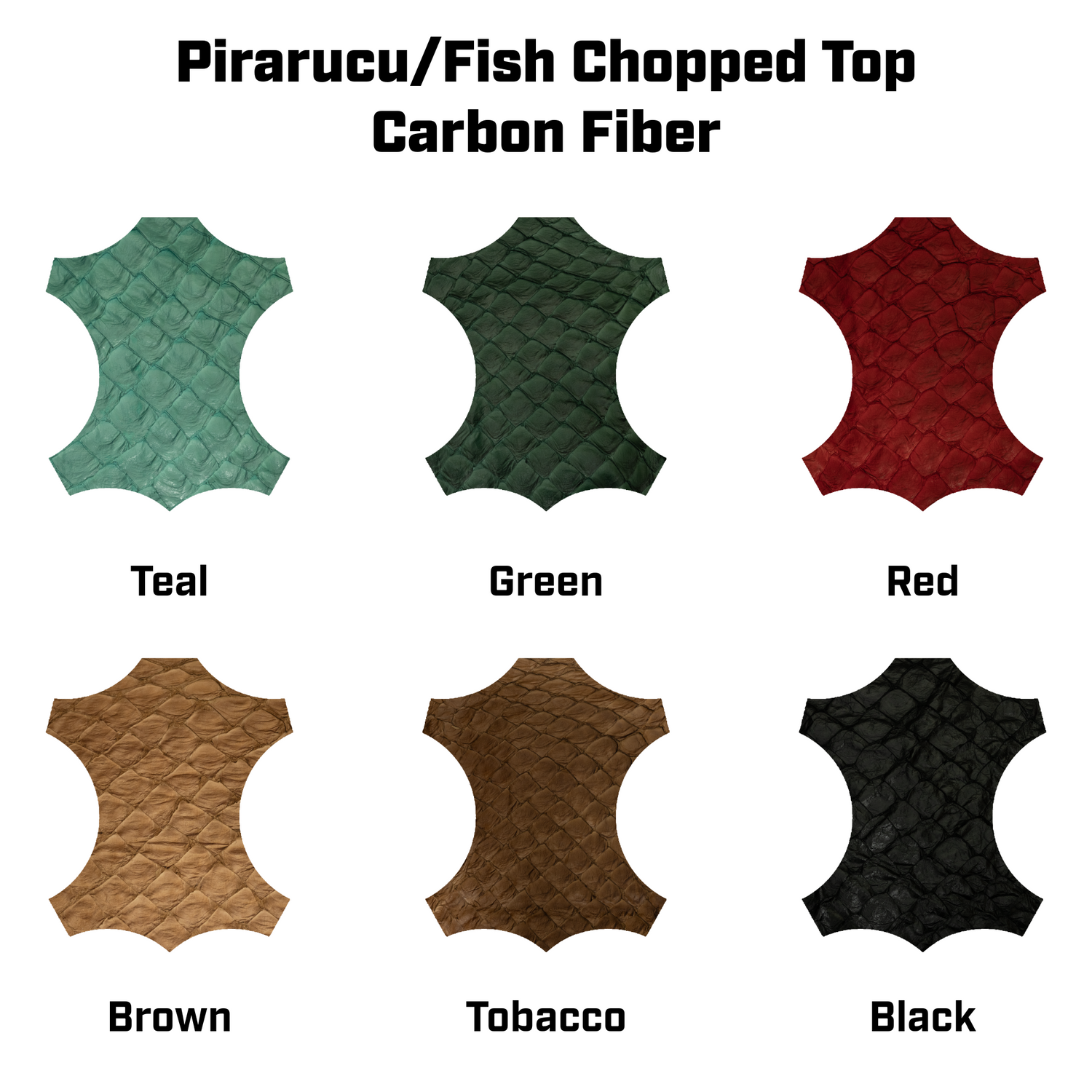 Pirarucu/Fish Chopped Top Leather Carbon Fiber Welding Hood