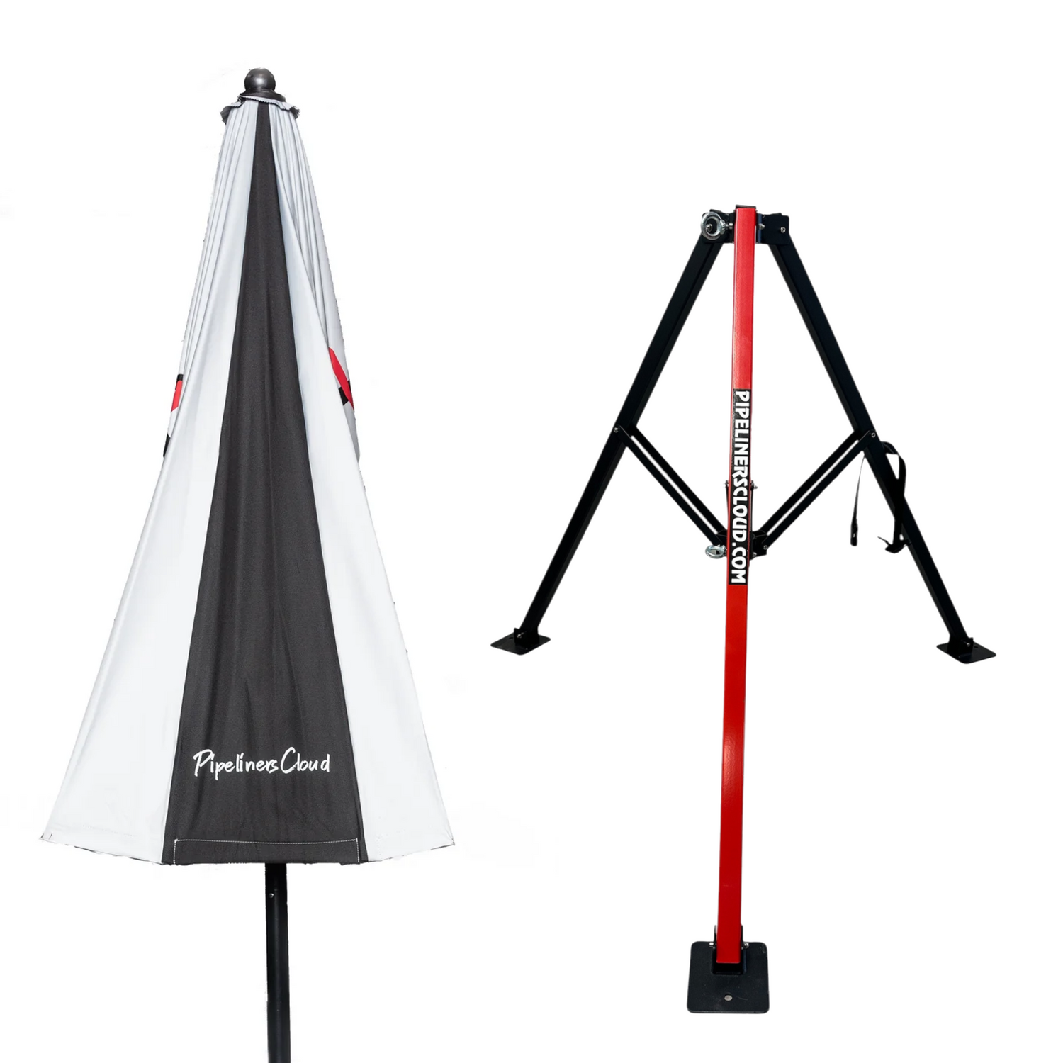 8' Umbrella & Tri-Pod Stand Set