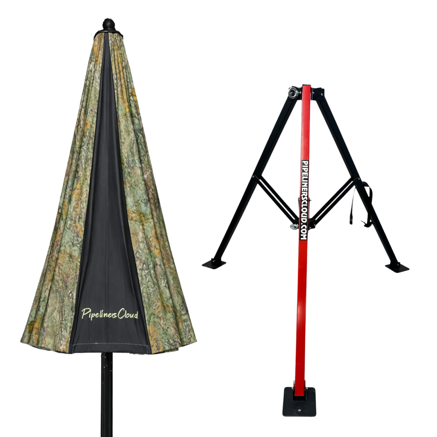 8' Umbrella & Tri-Pod Stand Set