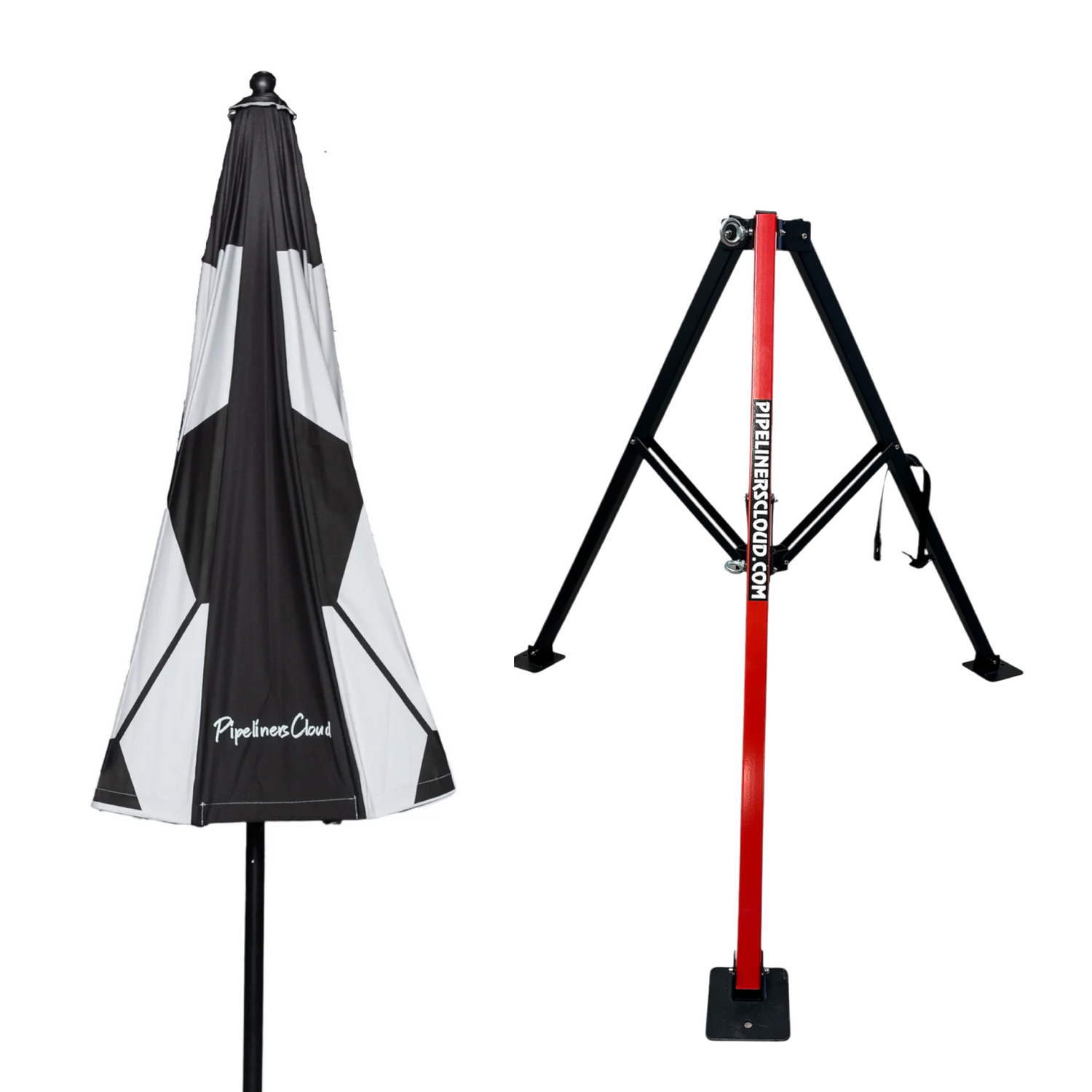 8' Umbrella & Tri-Pod Stand Set