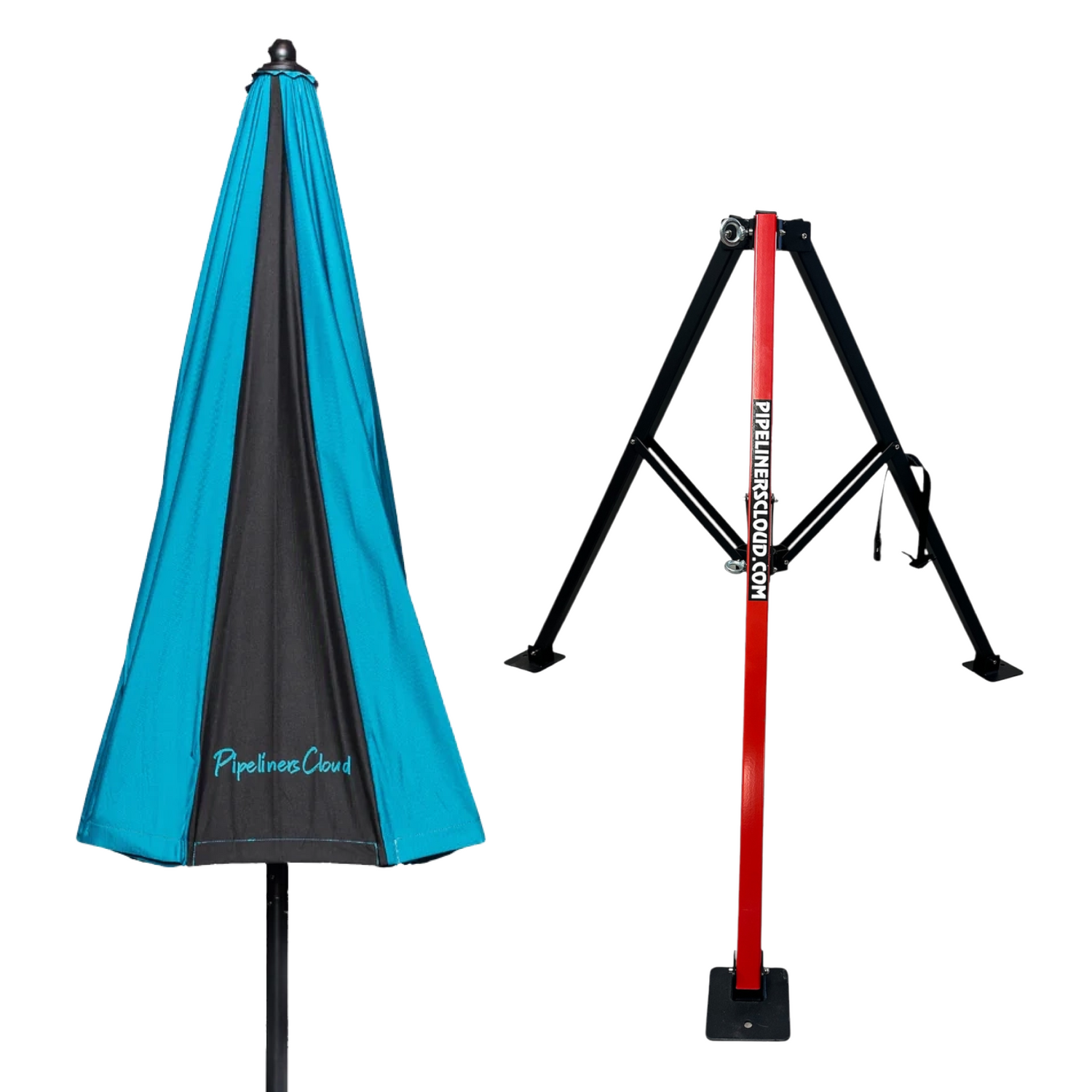 8' Umbrella & Tri-Pod Stand Set