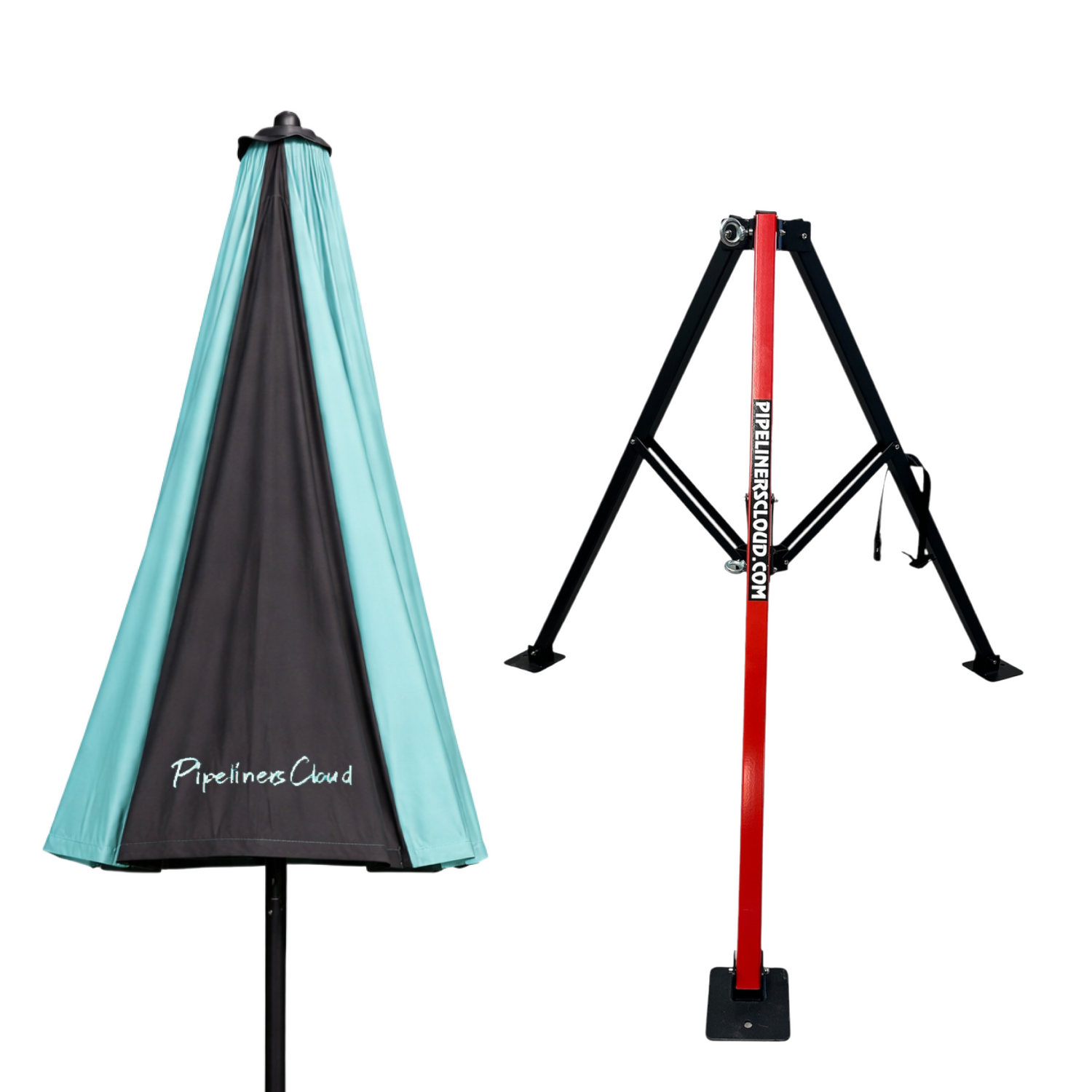 8' Umbrella & Tri-Pod Stand Set