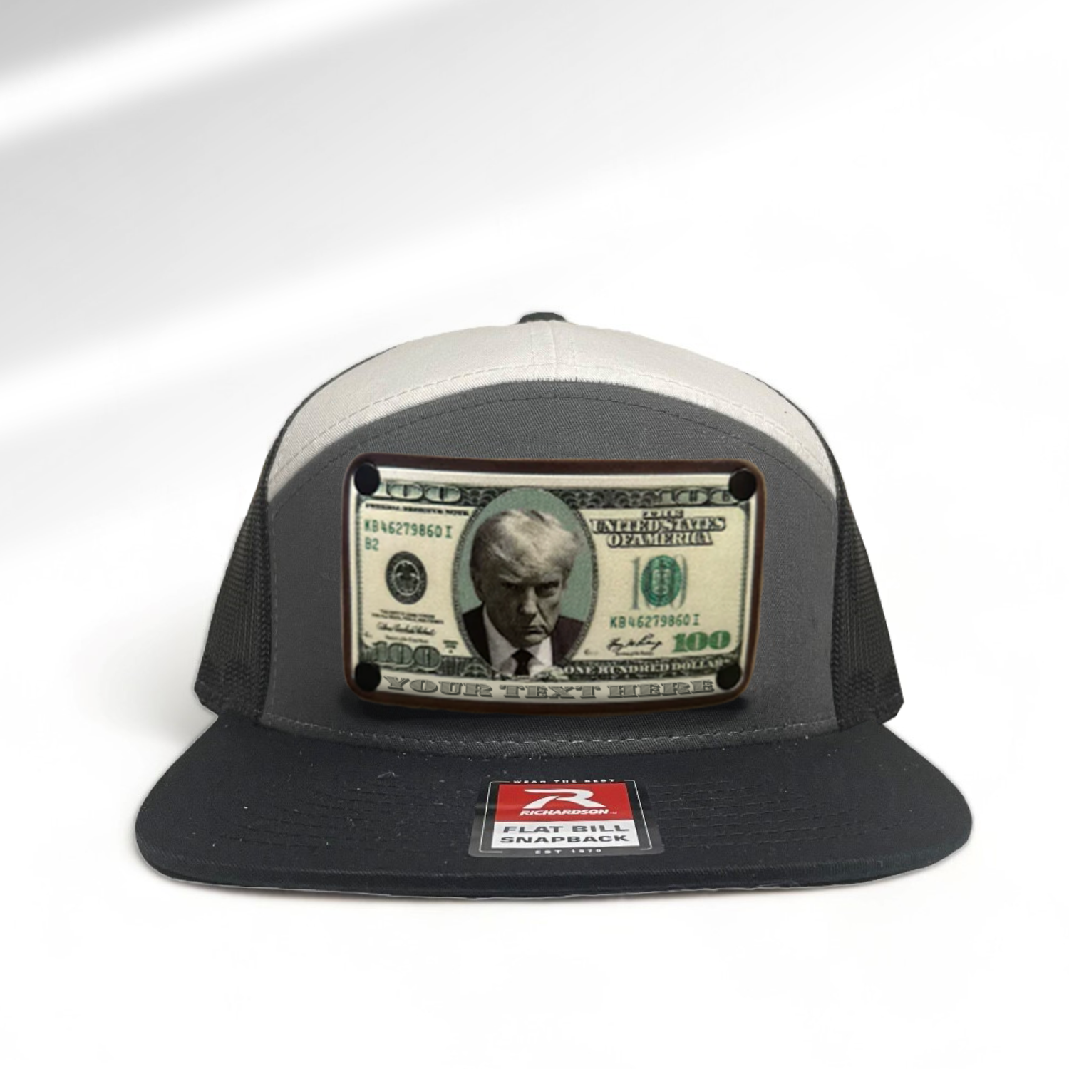 Customizable $100 Trump Leather Patch