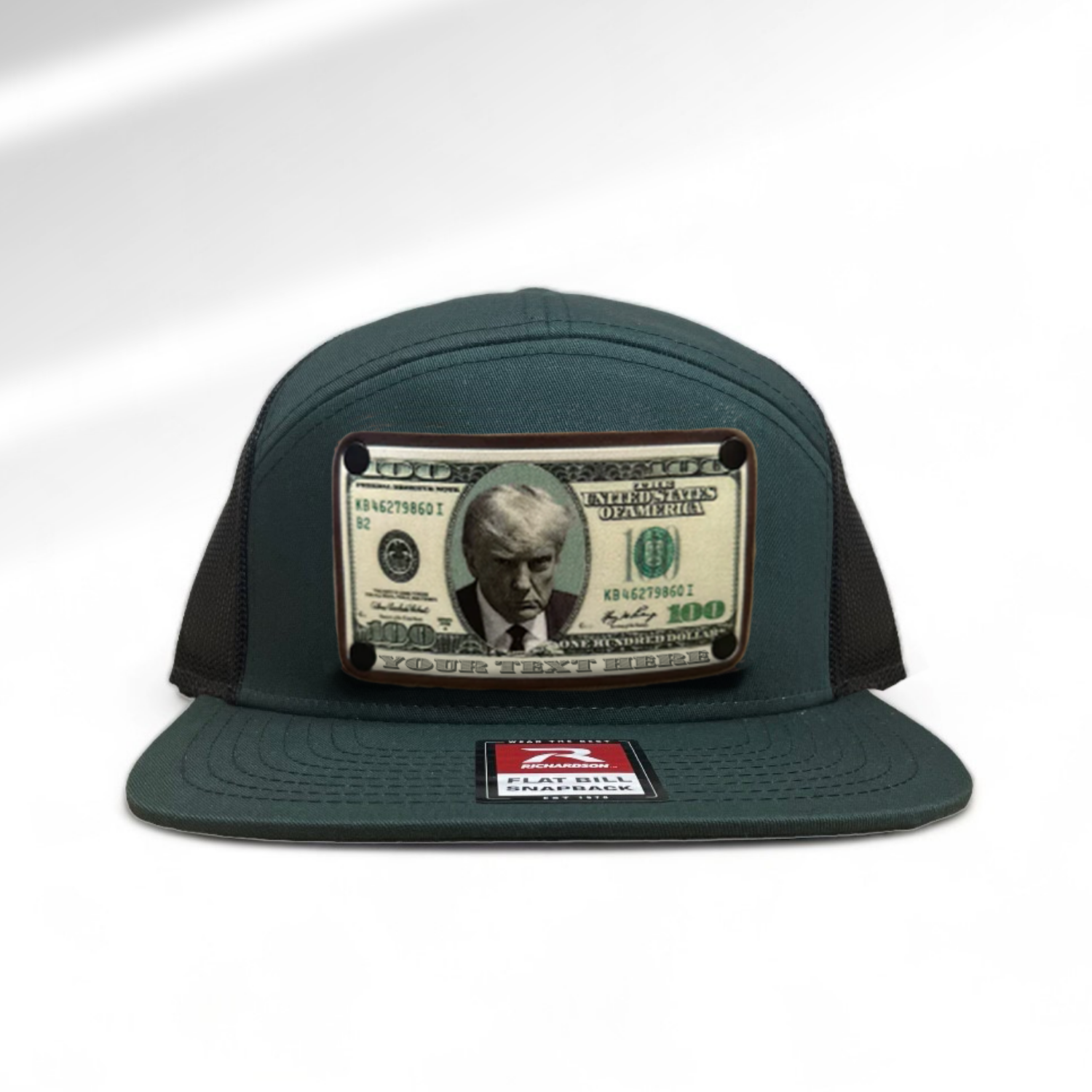 Customizable $100 Trump Leather Patch