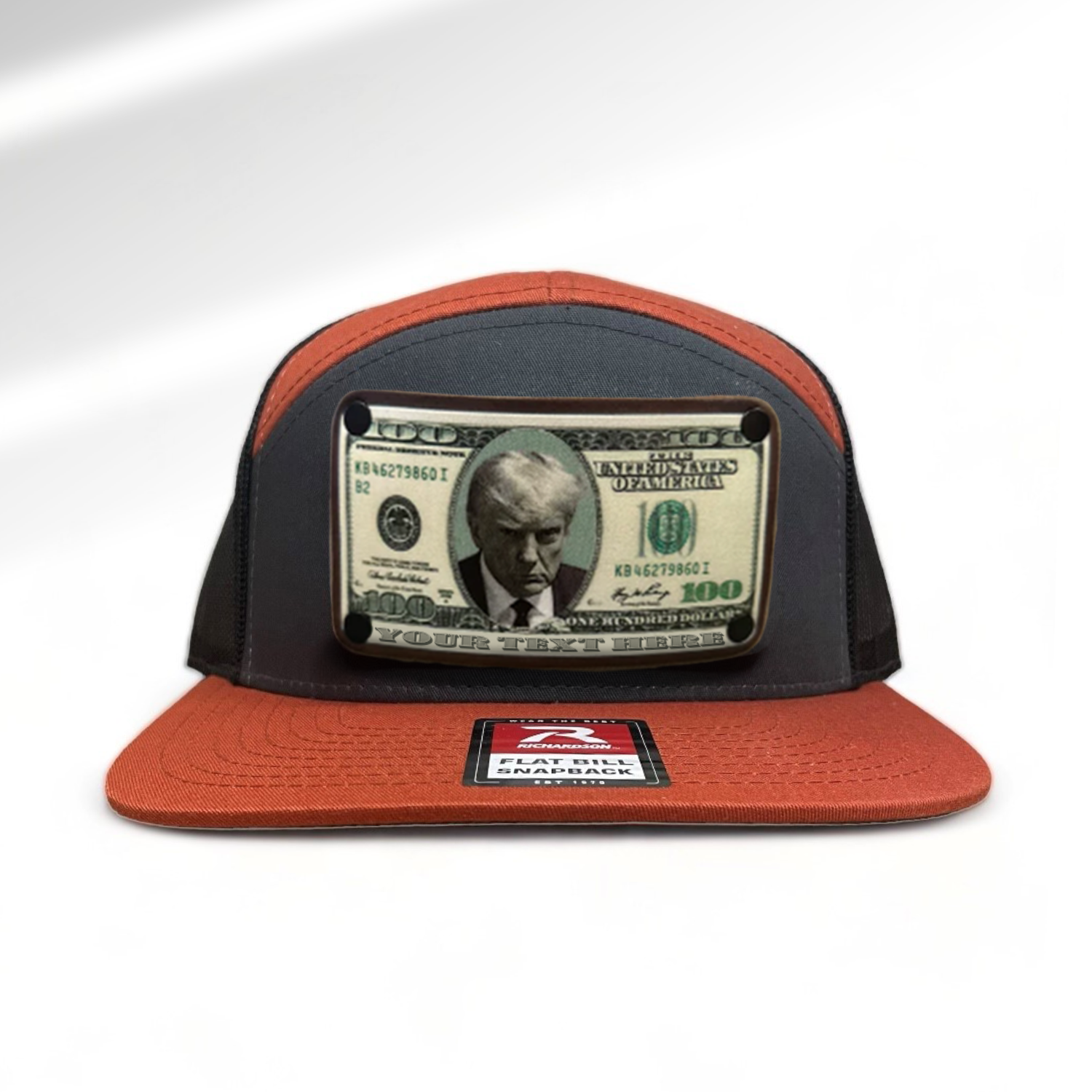 Customizable $100 Trump Leather Patch