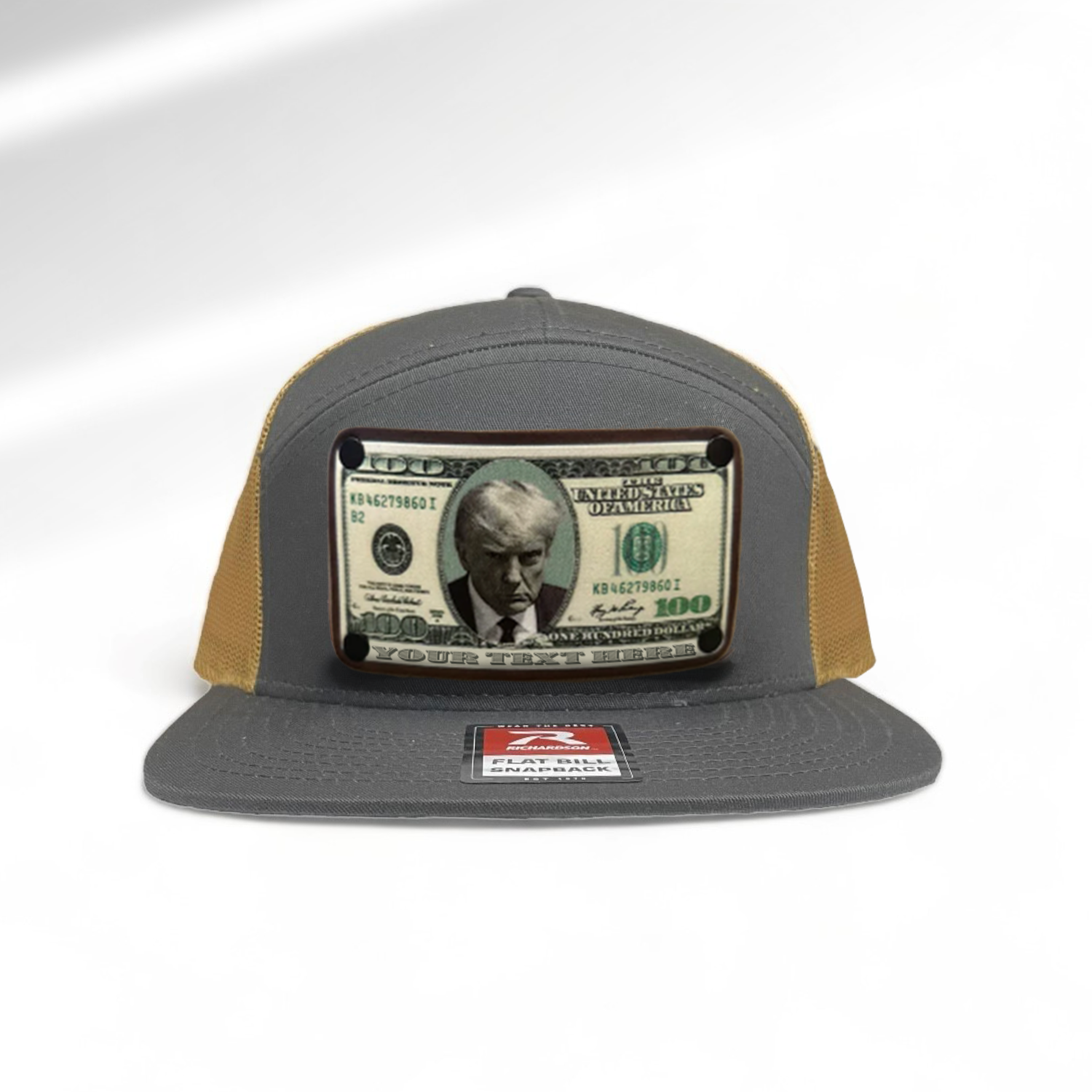 Customizable $100 Trump Leather Patch