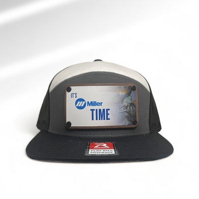 It's Miller Time | Grey & White - Giveaway Hat