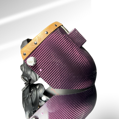 Carbon Fiber Welding Hood "Candy" Chopped Top