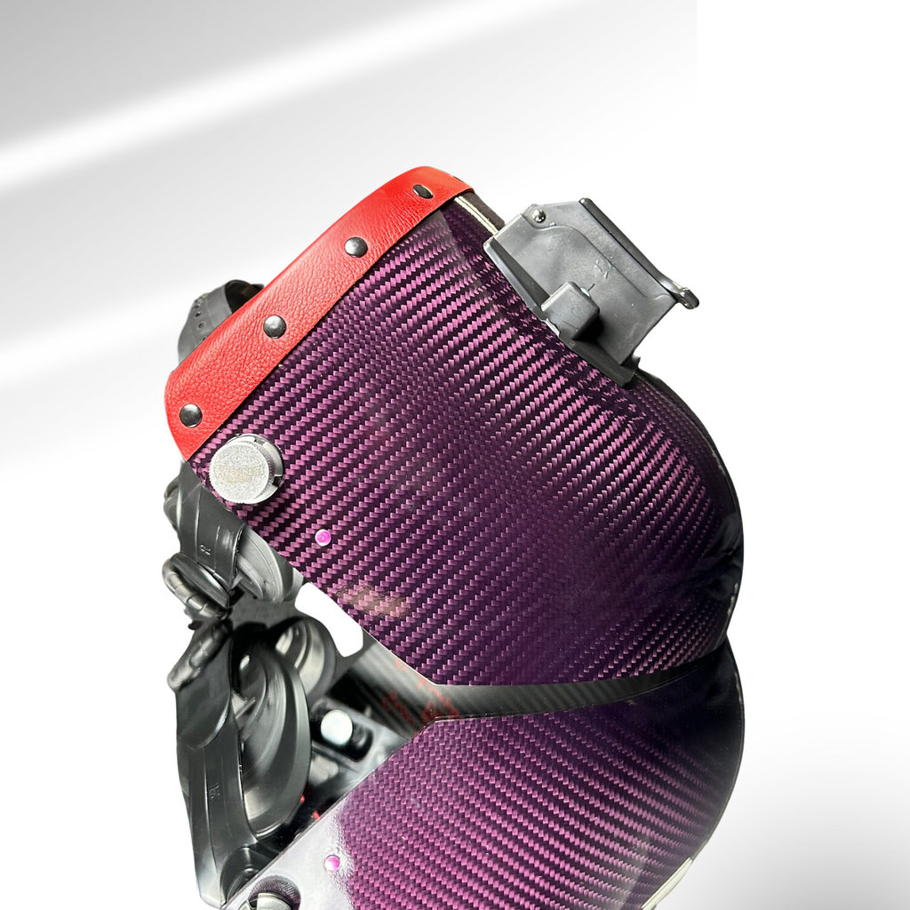 Carbon Fiber Welding Hood "Candy" Chopped Top