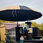 Pipeliners Cloud Heavy Duty 10 foot khaki umbrella