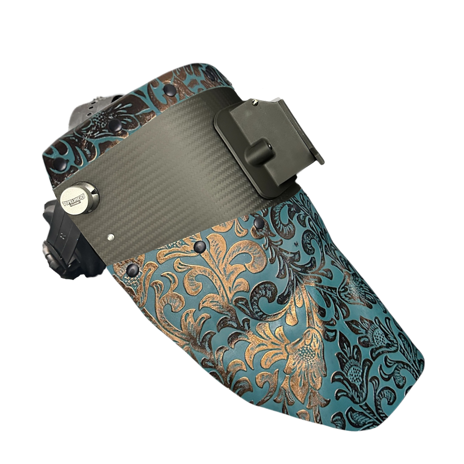 Chopped Top & Bottom Carbon Fiber Welding Hood