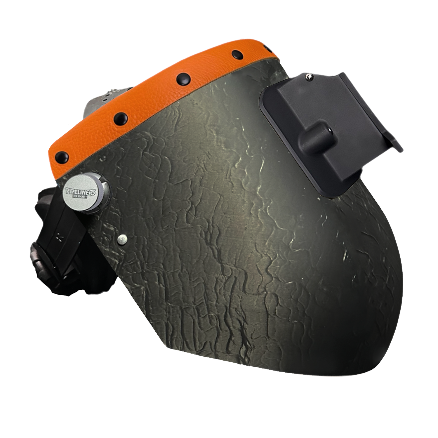 Corn Silk Carbon Fiber Chopped Top Leather Welding Hood