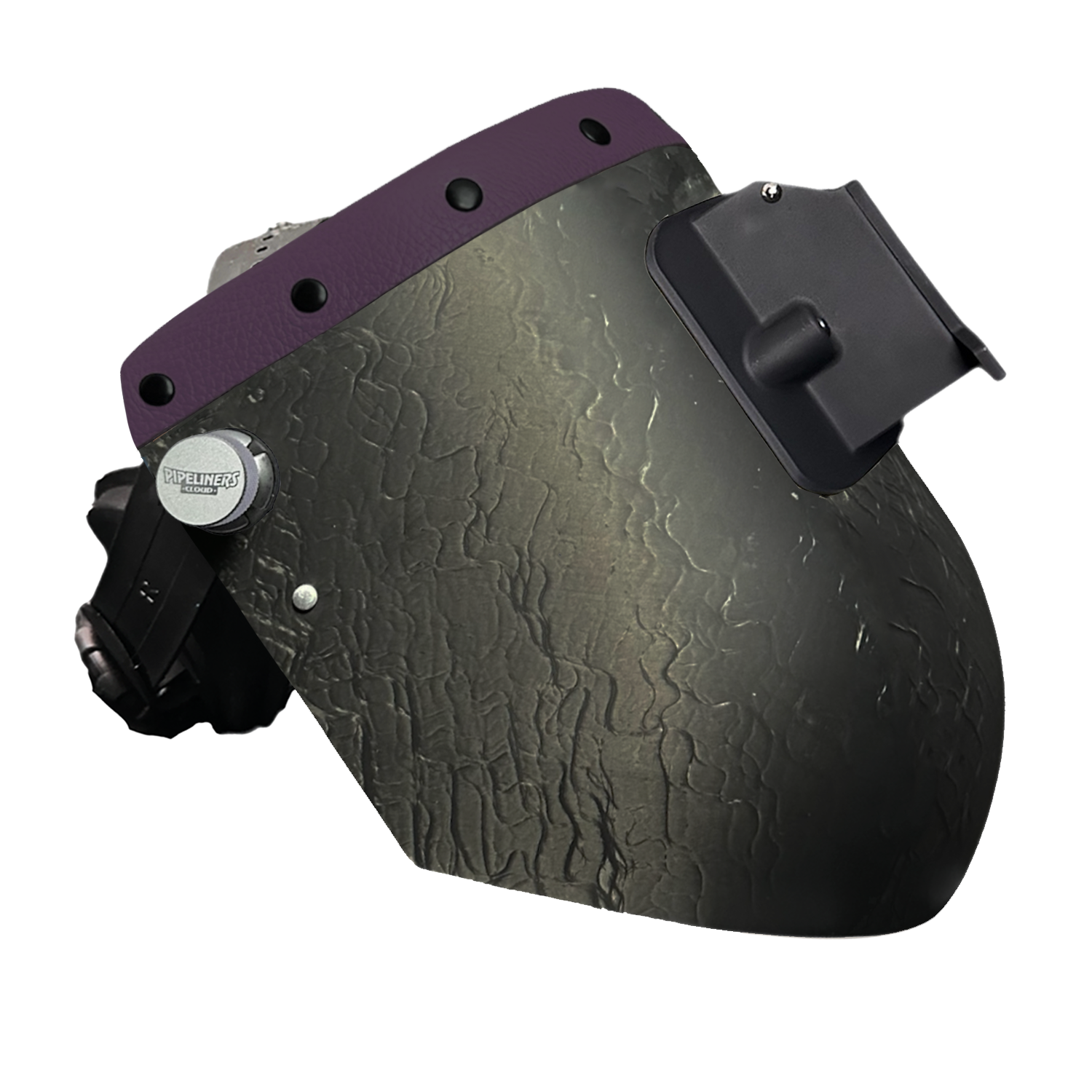 Corn Silk Carbon Fiber Chopped Top Leather Welding Hood