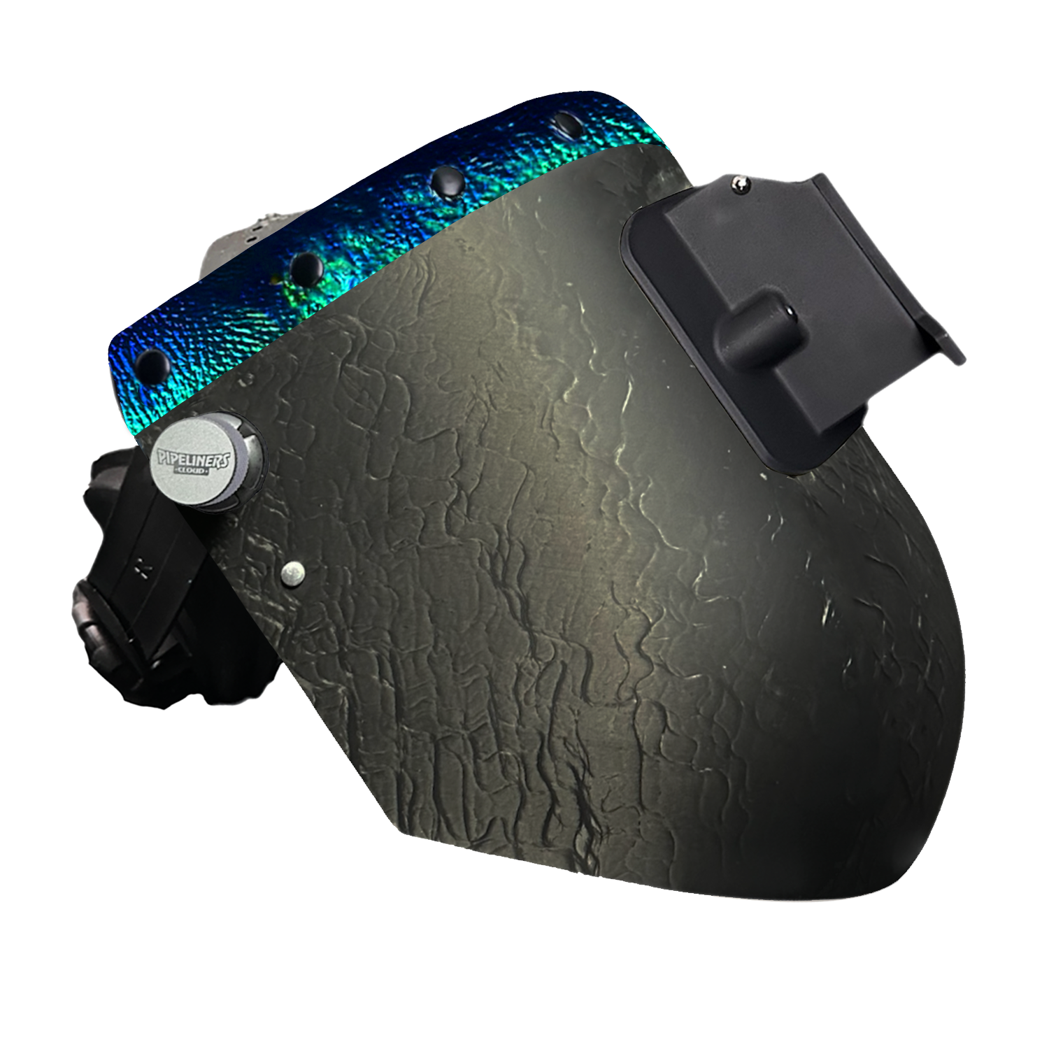 Corn Silk Carbon Fiber Chopped Top Leather Welding Hood