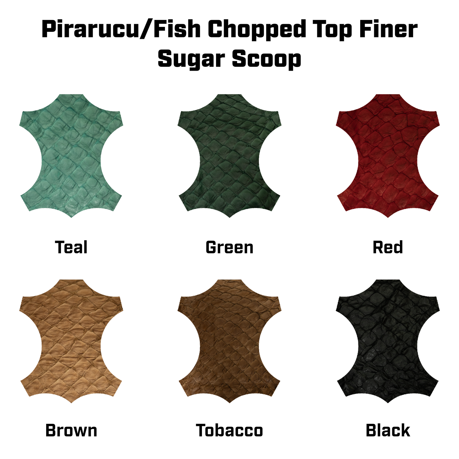 Pirarucu/Fish Chopped Top Leather Finer Sugar Scoop Welding Hood