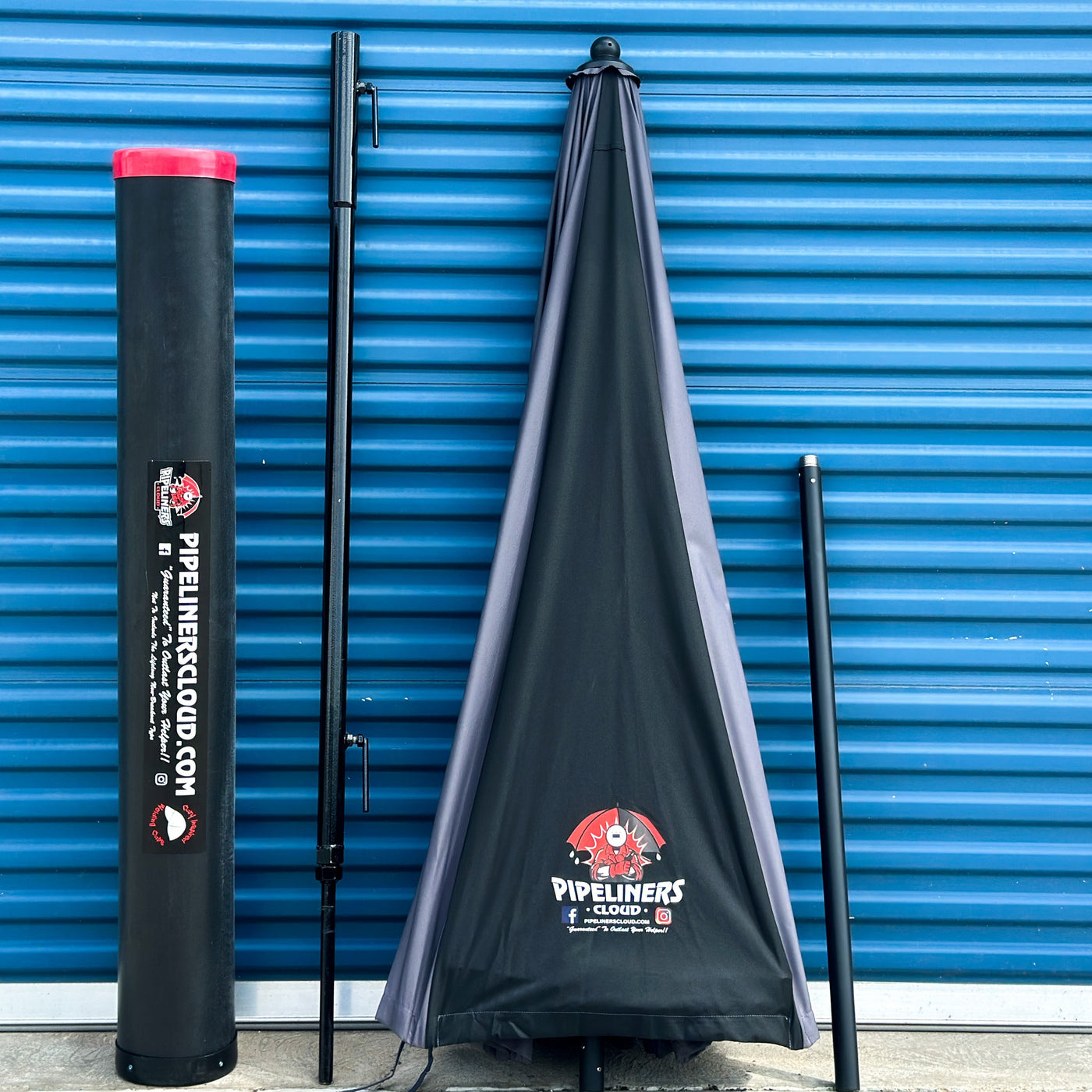 PipelinersCloud 10' Umbrella Complete Shade System