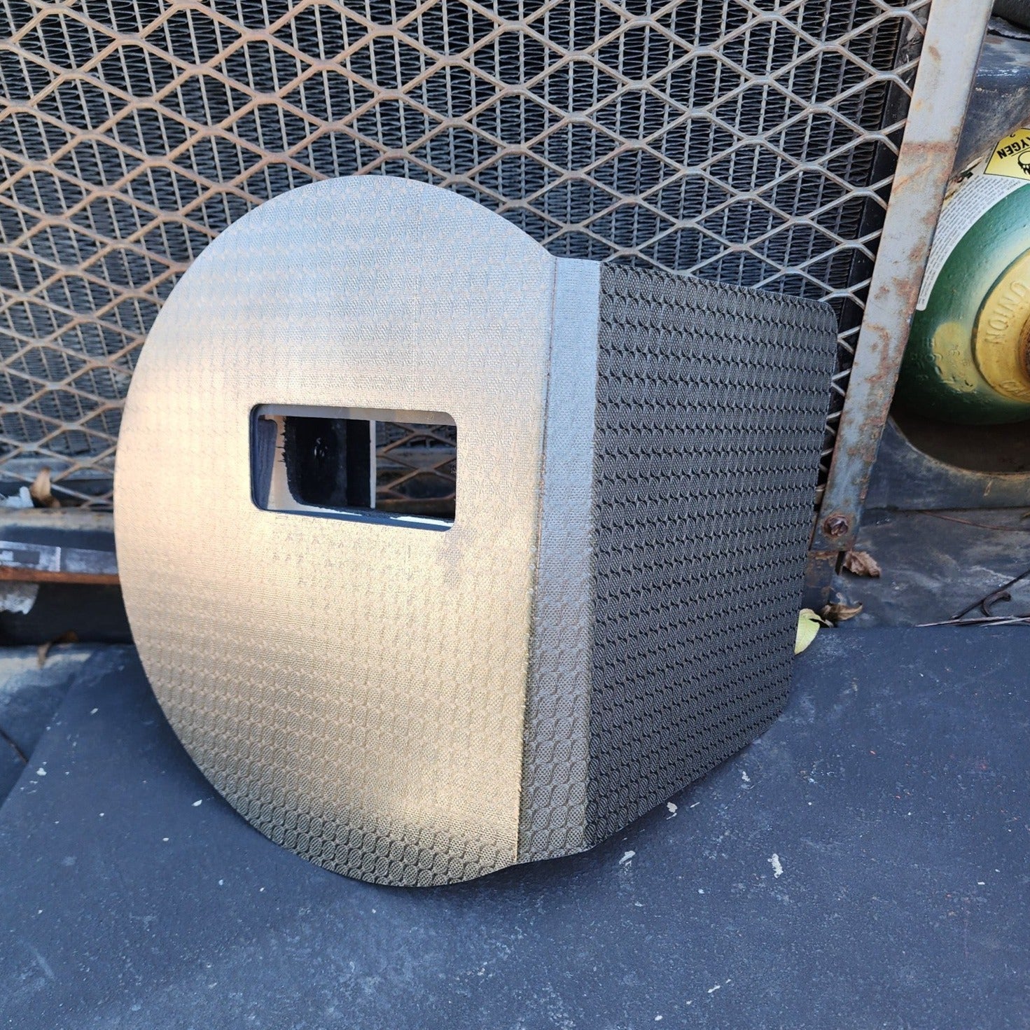 One Piece Carbon Fiber Pancake Welding Hood