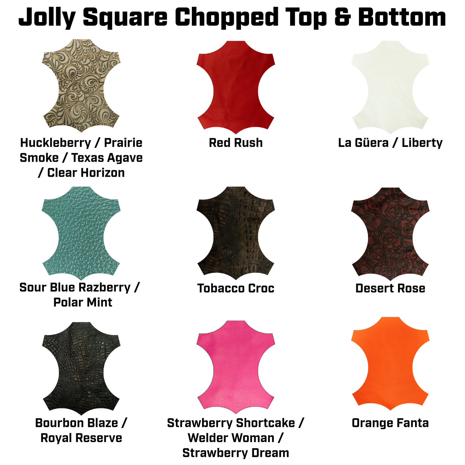 JOLLY Square Welding Hoods Chopped Top and Bottom