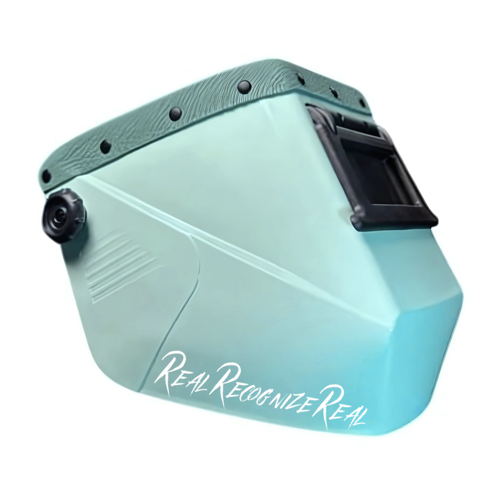 Swanga Banga Square Futura Welding Hoods - Polar Mint