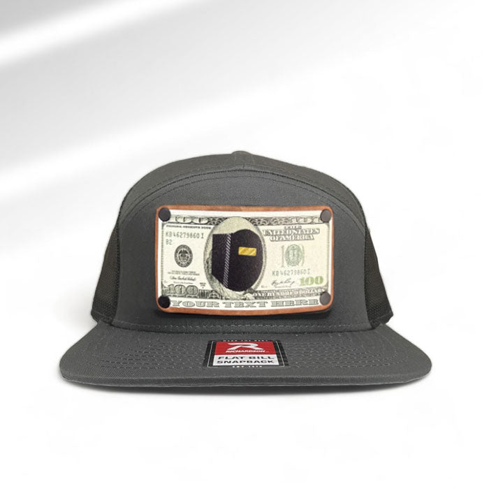 Customizable $100 Pancake Hood Leather Patch