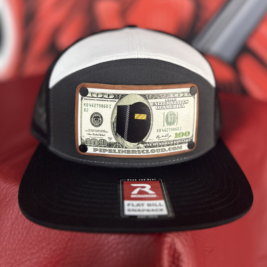 Custom Leather Baseball Caps Pipeliners Cloud