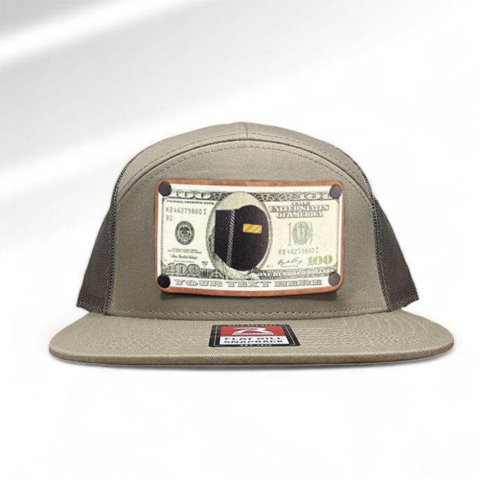 Customizable $100 Pancake Hood Leather Patch