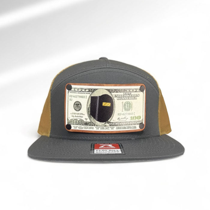 Customizable $100 Pancake Hood Leather Patch