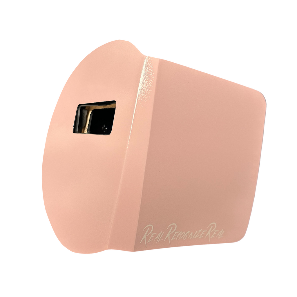 One Piece Carbon Fiber Pancake Welding Hood "UNO" Burnt Rose