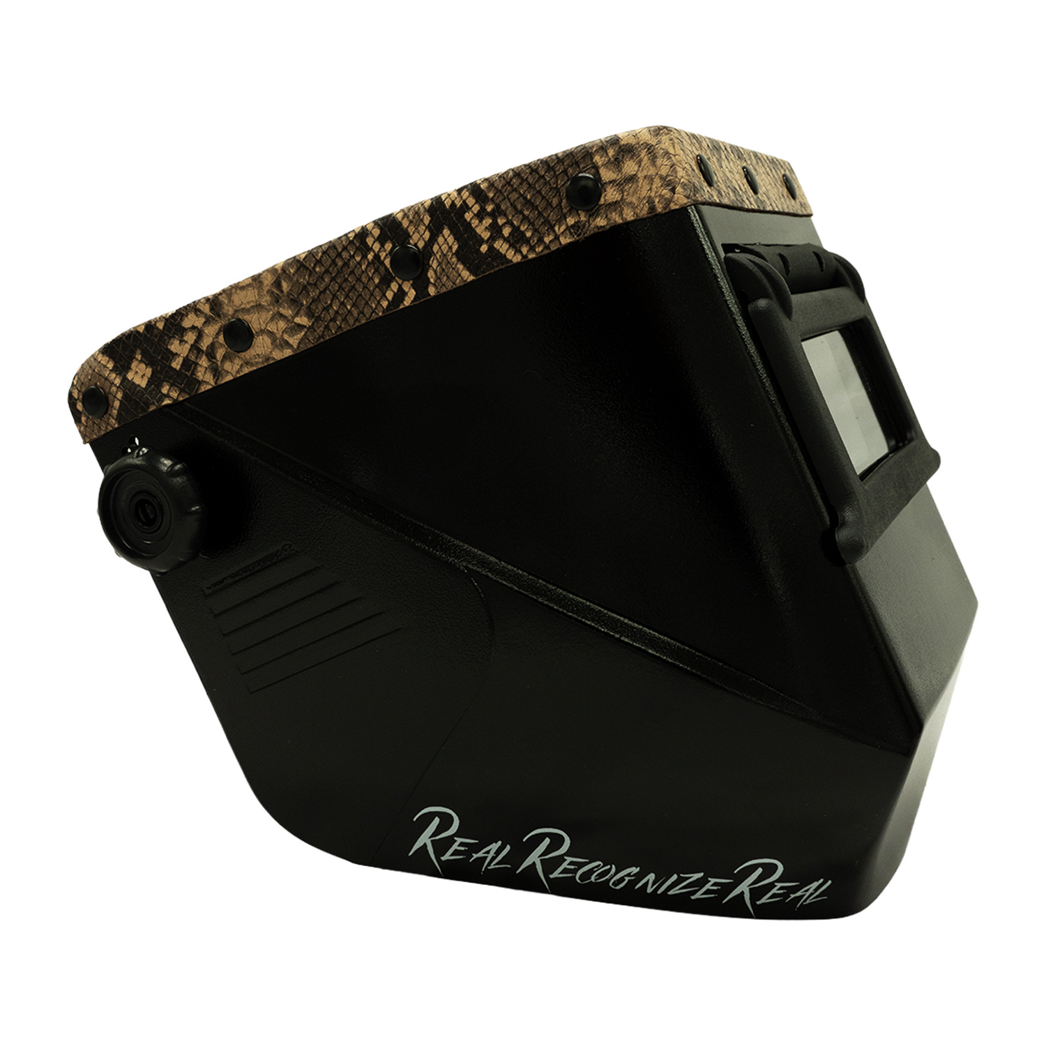 Snake Leather "JOLLY" Square Welding Hood