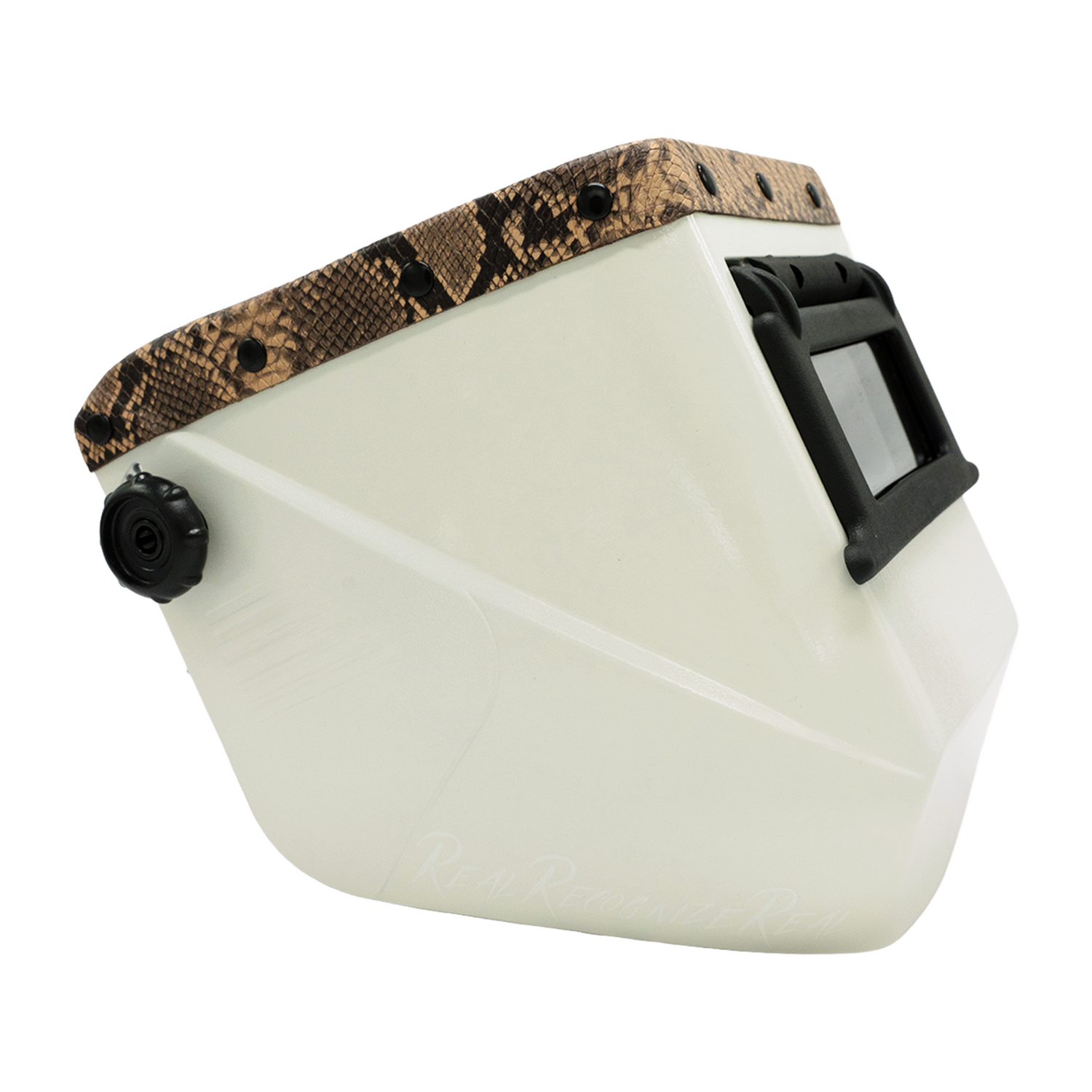 Snake Leather "JOLLY" Square Welding Hood