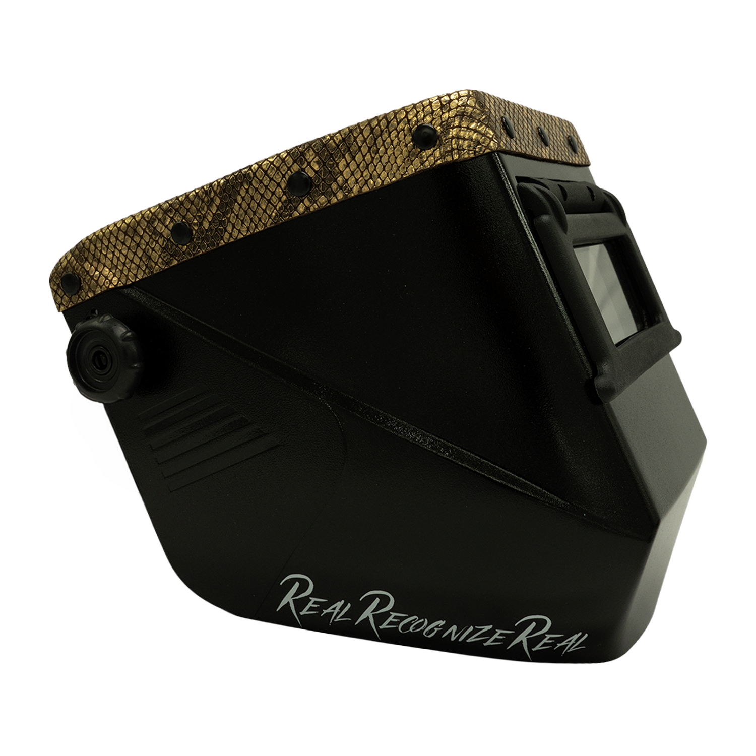 Snake Leather "JOLLY" Square Welding Hood