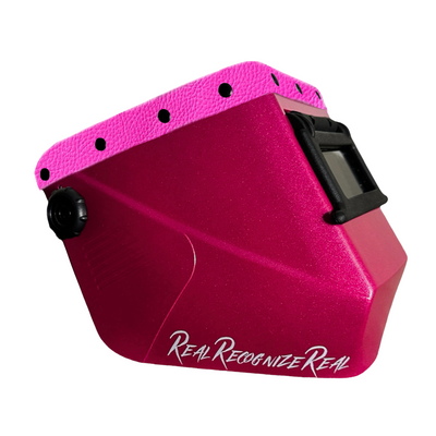 Swanga Banga Square Futura Welding Hoods - Strawberry Dream