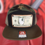 Sugar Scoop Leather Baseball Cap - Camo