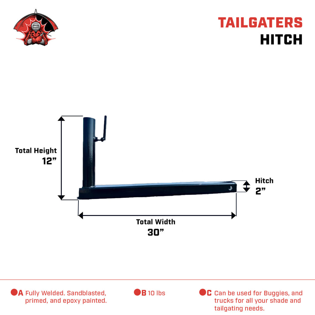 Tailgater Hitch Umbrella Holder