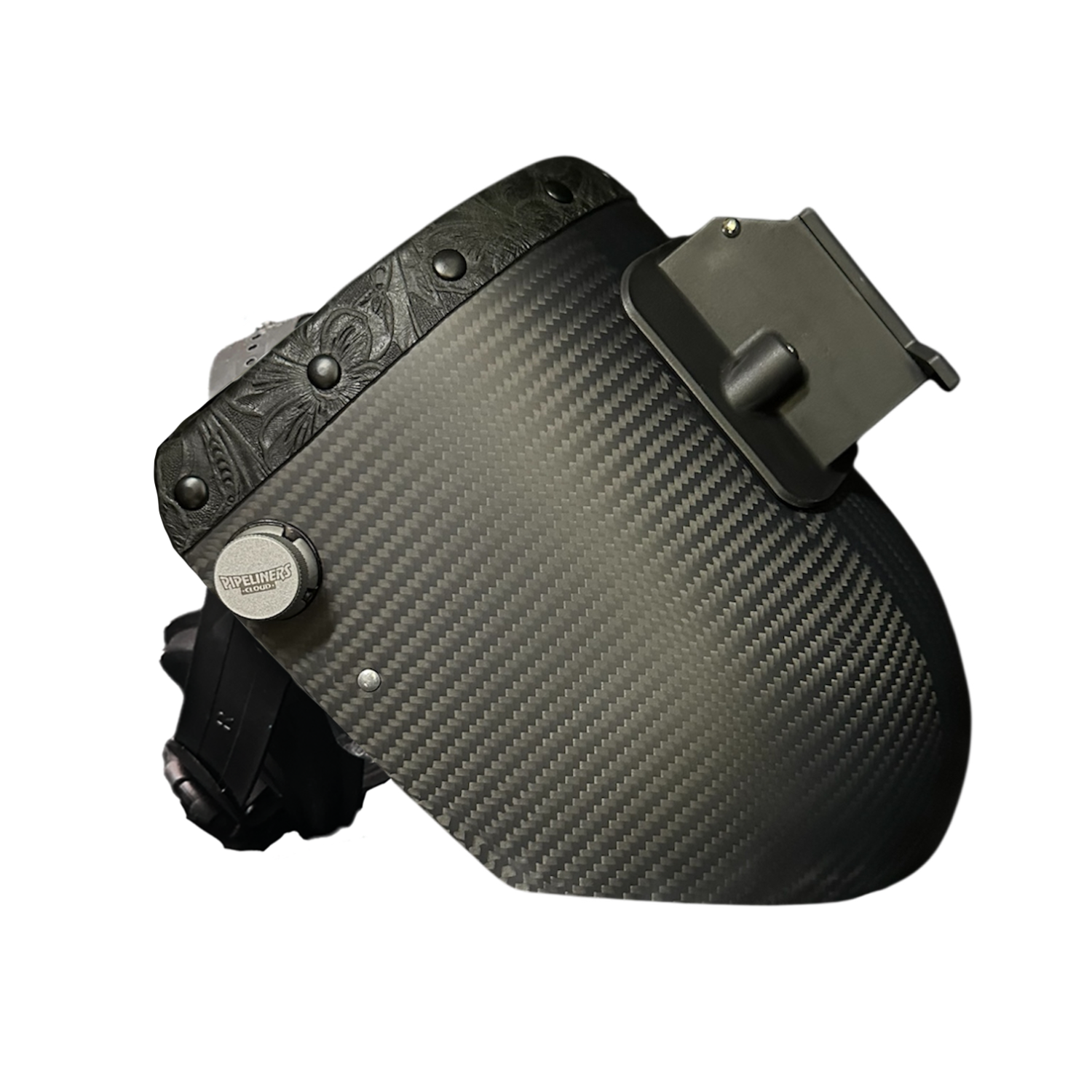 Chopped Top Carbon Fiber Welding Hood